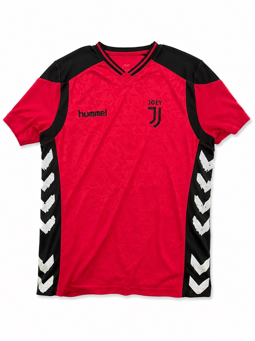 Hummel Kids Red and Black Short Sleeve Jersey - Joey Graphic